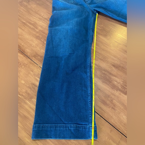 Anthropologie Pilcro The Skipper Cropped Wide Leg Jeans Size 26 - Picture 12 of 12